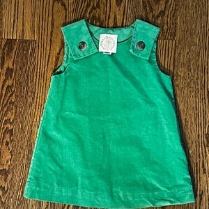 TBBC Green Juliet Jumper Corduroy Dress